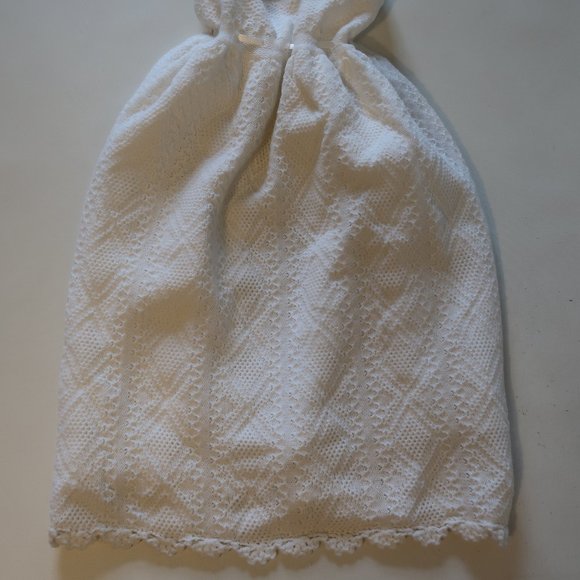 NWT Baby Girls Angels White Hooded Knit Sweater Cape 3T* - Picture 10 of 11